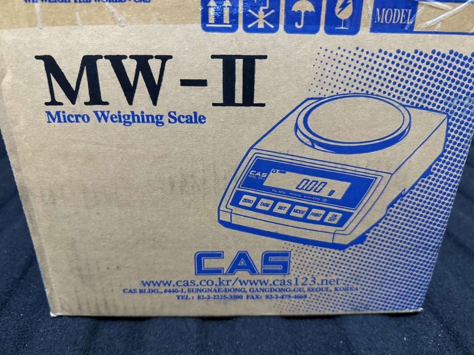новые Весы CAS MW - II 0.8 - 300 грам Весы Ювелира