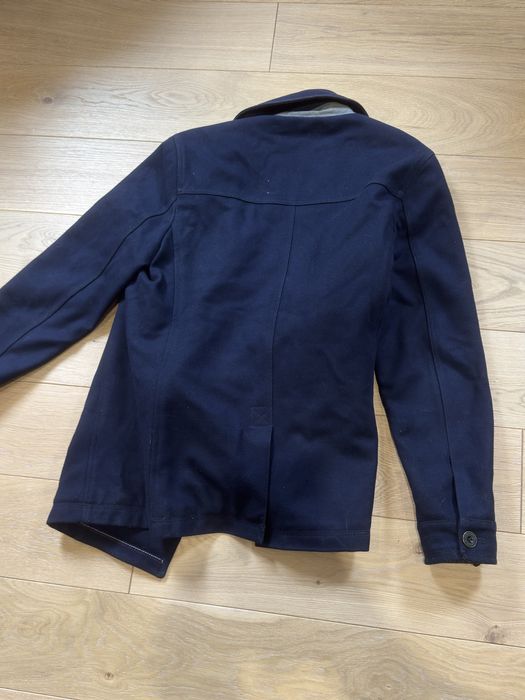 Płaszcz męski dwurzędowy Tommy Jeans wełniany roz S / M