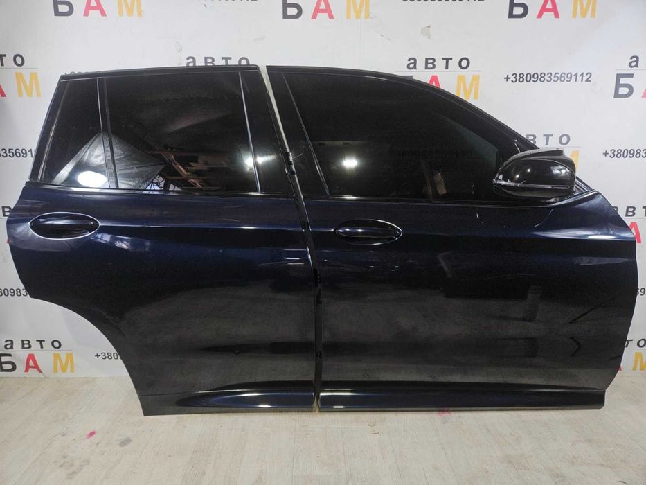 BMW X3 G01 Г01 Дверка права Двері Праві в колір 416 Карбон Шварц