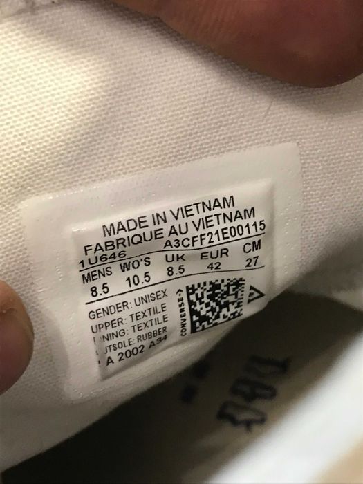 Buty Converse białe wysokie rozm. 42