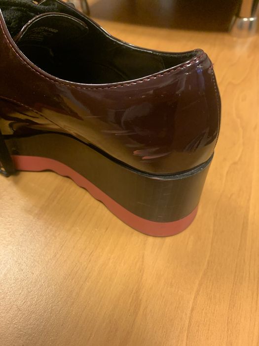 Półbuty buty na koturnie