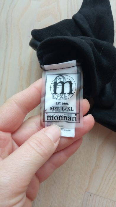 Nowe czarne rękawiczki Monnari skórzane skóra miękkie wygodne eleganck