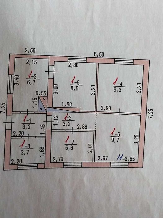 Продажа дома капитальной постройки, Великодолинское 35 т
