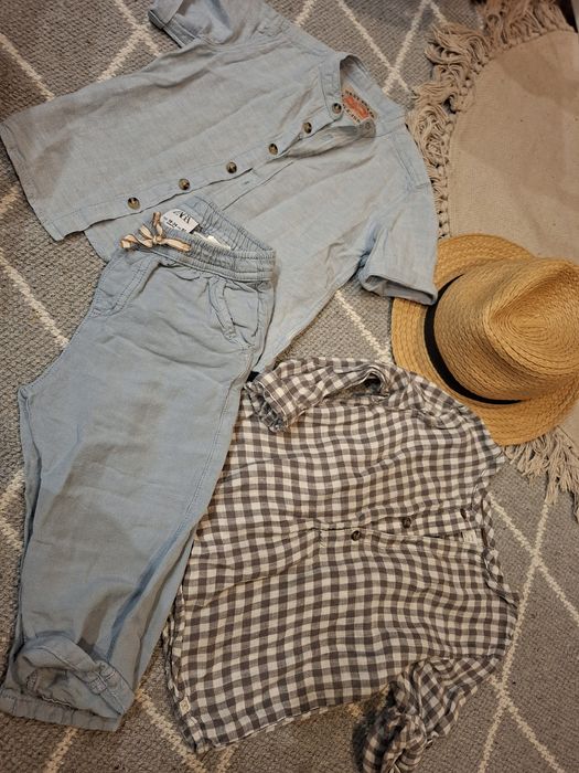 16. Paka ubranek na lato 86-92cm, dla chlopca zara, h&m