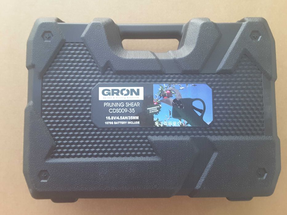 Tesoura elétrica Gron SDS 000 35 sem fio corte de 35 mm - 2 baterias