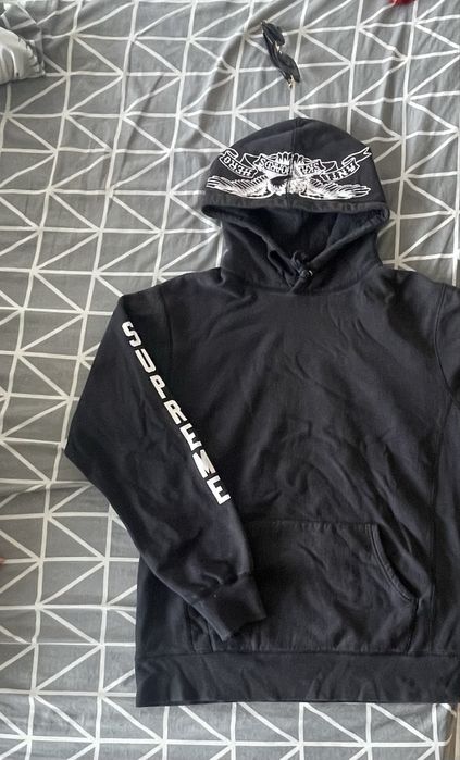 Худи Supreme x Anti Hero Оригинал