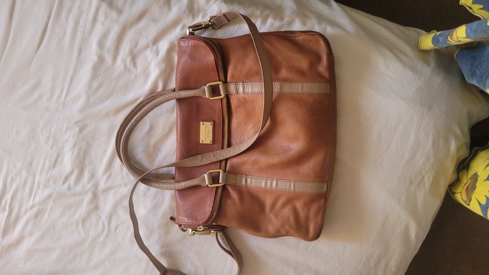 Шкіряна брендова сумка Paul Costelloe