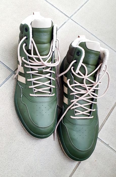Adidasy zielone, 2 razy zalożone