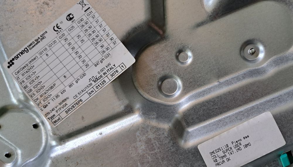 Płyta kuchenna Smeg - gazowa