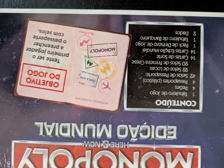 Jogo Tabuleiro - Monopólio Edição Mundial da Hasbro