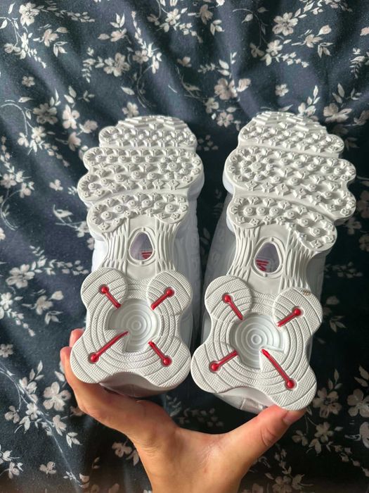 buty shox białe
