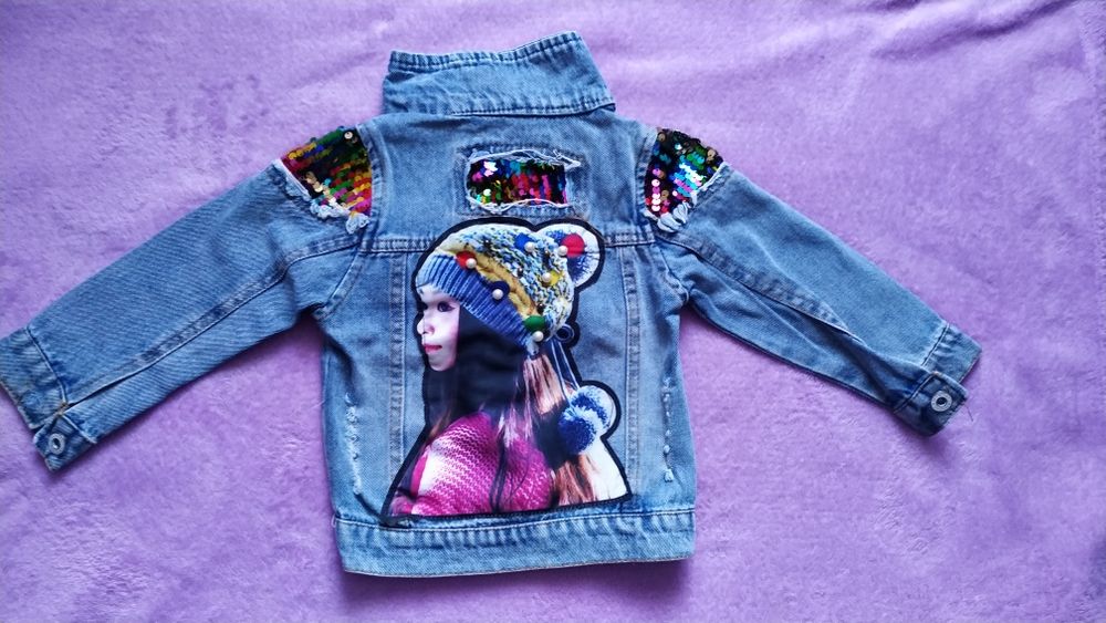 Джинсовая кофточка