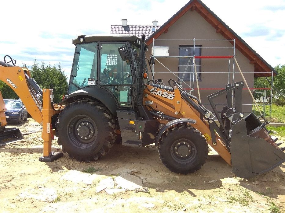 Koparko ładowarka, usługi koparką, koparka