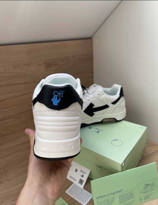 Кросівки Off-White / Out Of Office / оф вайт white/black