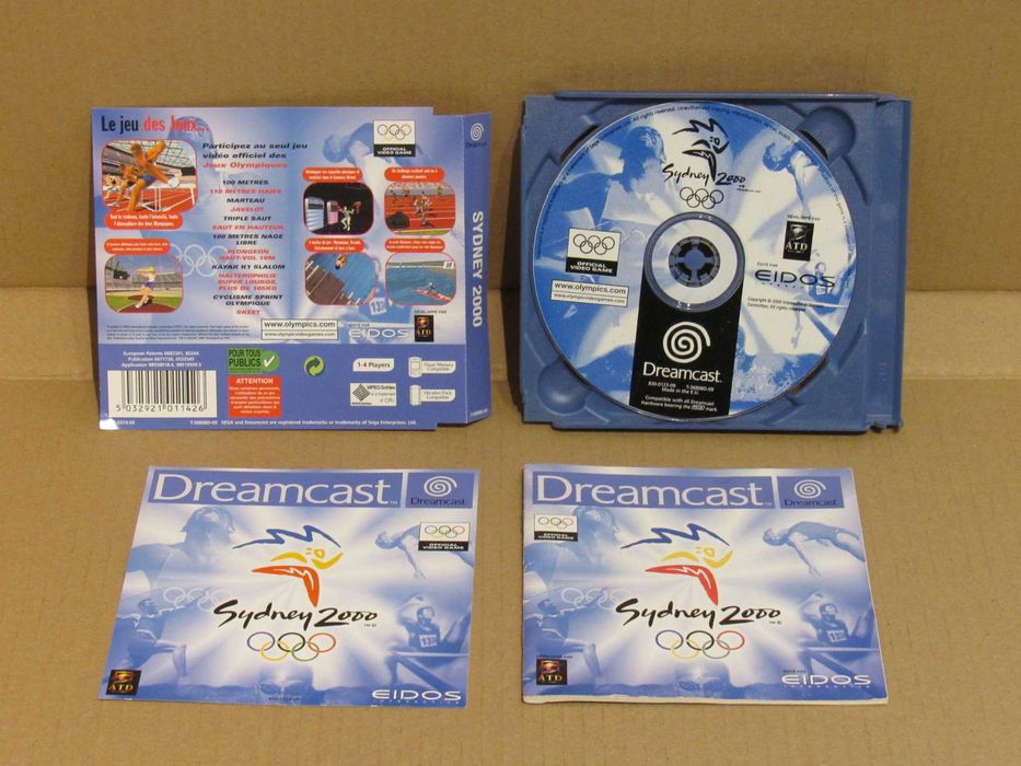 Jogo Sega Dreamcast Sidney 2000 FR completo