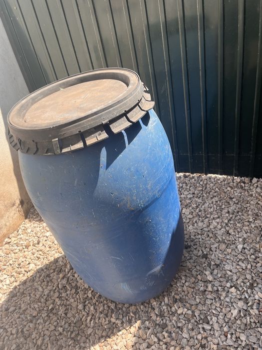 Bidão plástico azul - 200L