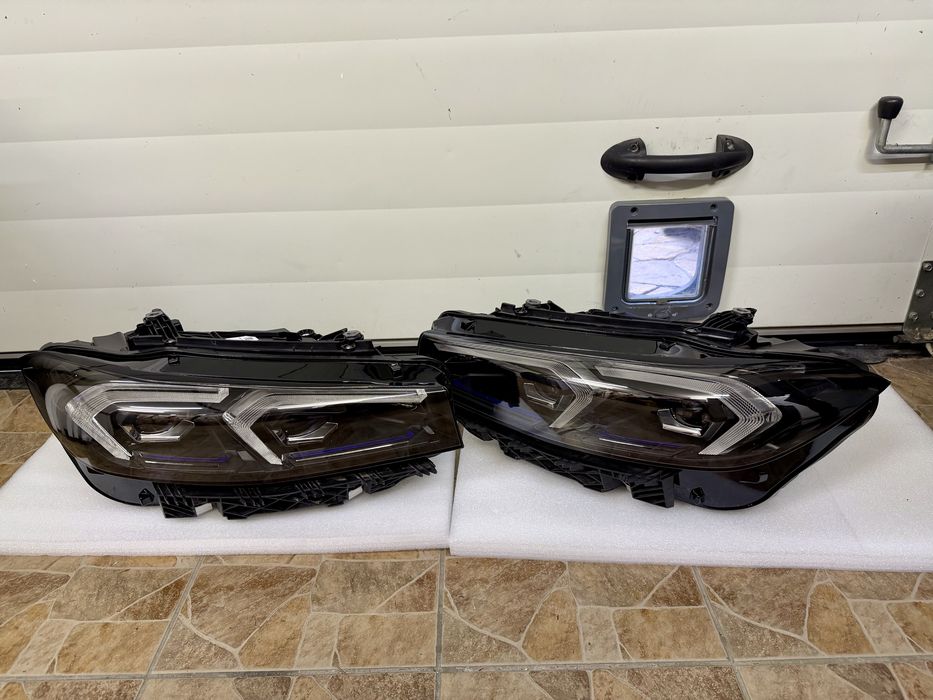 Фари BMW 3 G20,G21 LCI Adaptive LED, Shadow Line, ліва і права