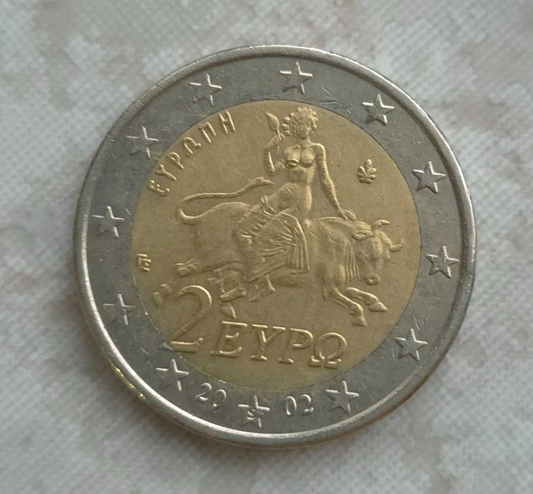 Moeda de 2 euros da Grécia