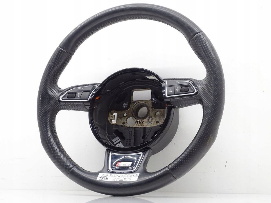 KIEROWNICA SKÓRA PIKOWANA MULTIFUNKCJA AUDI A4 B8 LIFT S-LINE 8K0419091CA