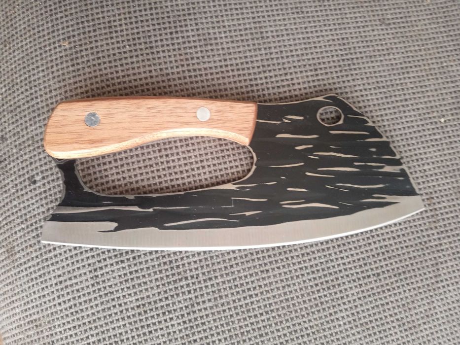 Mini tasak nóż kuchenny z drewnianą rączka nowy