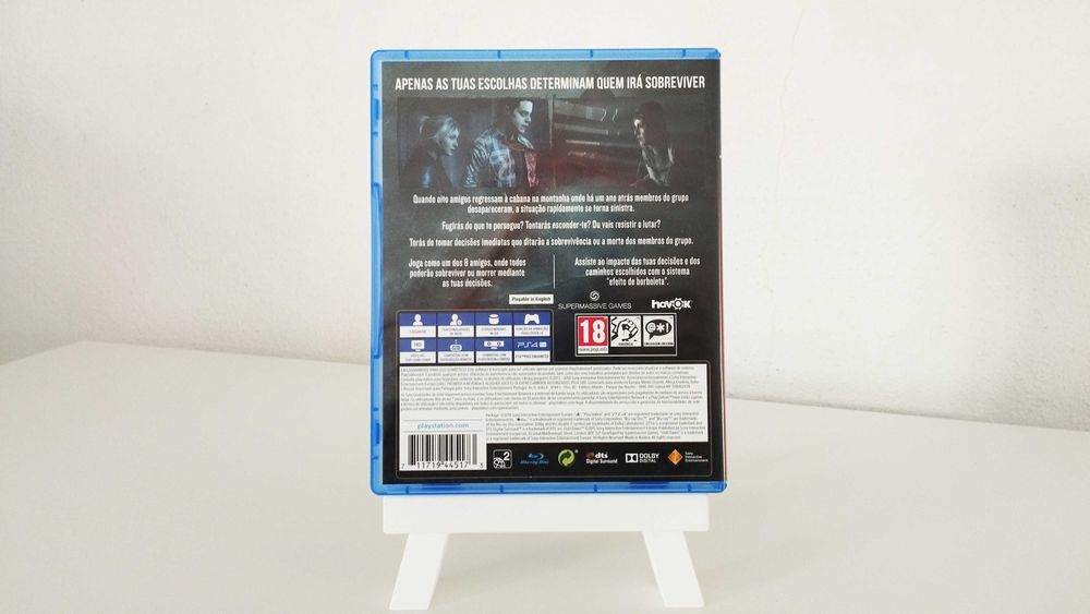 PS4 - Jogo Until Dawn