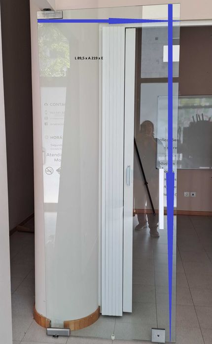 Portas de vidro temperado