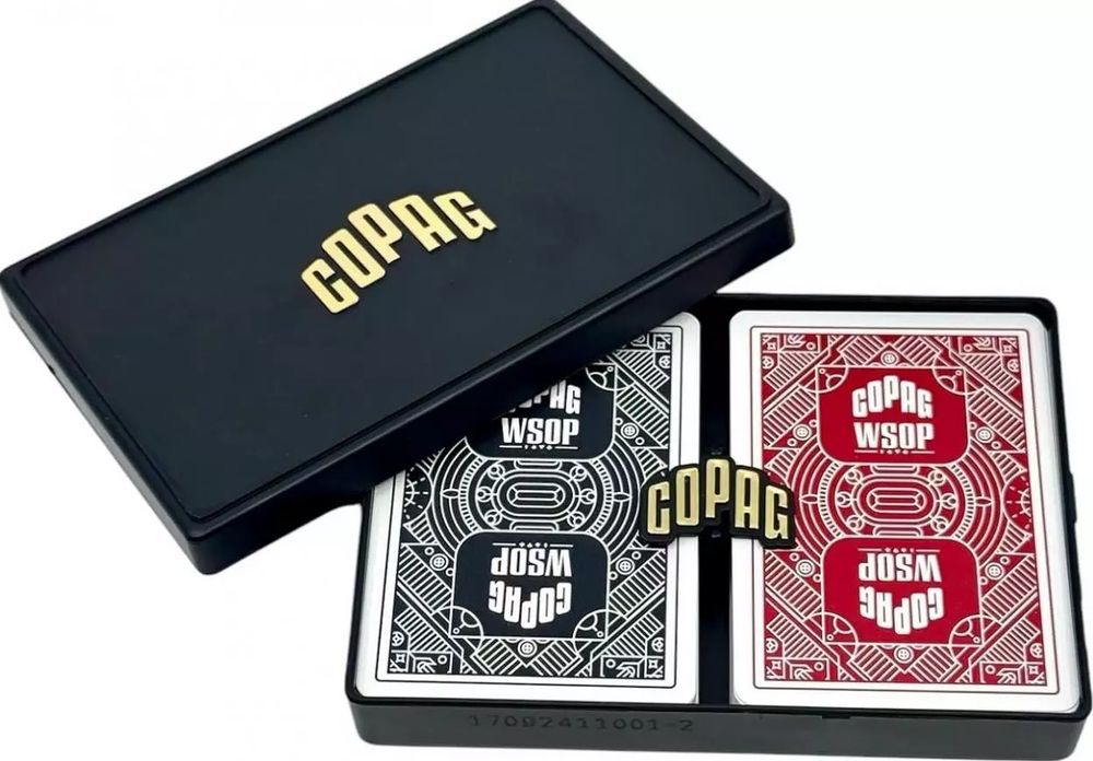 Karty do pokera Copag Wsop black/red 2szt. Cartamundi