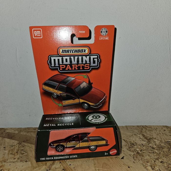 Matchbox moving parts