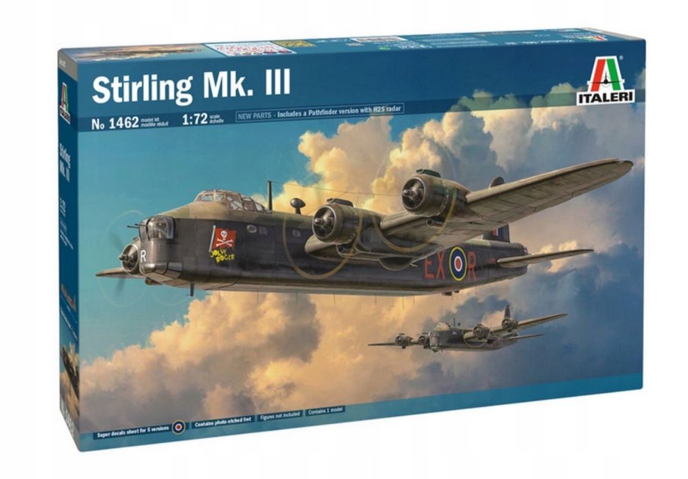 Italeri 1462 model samolot Stirling Mk. III