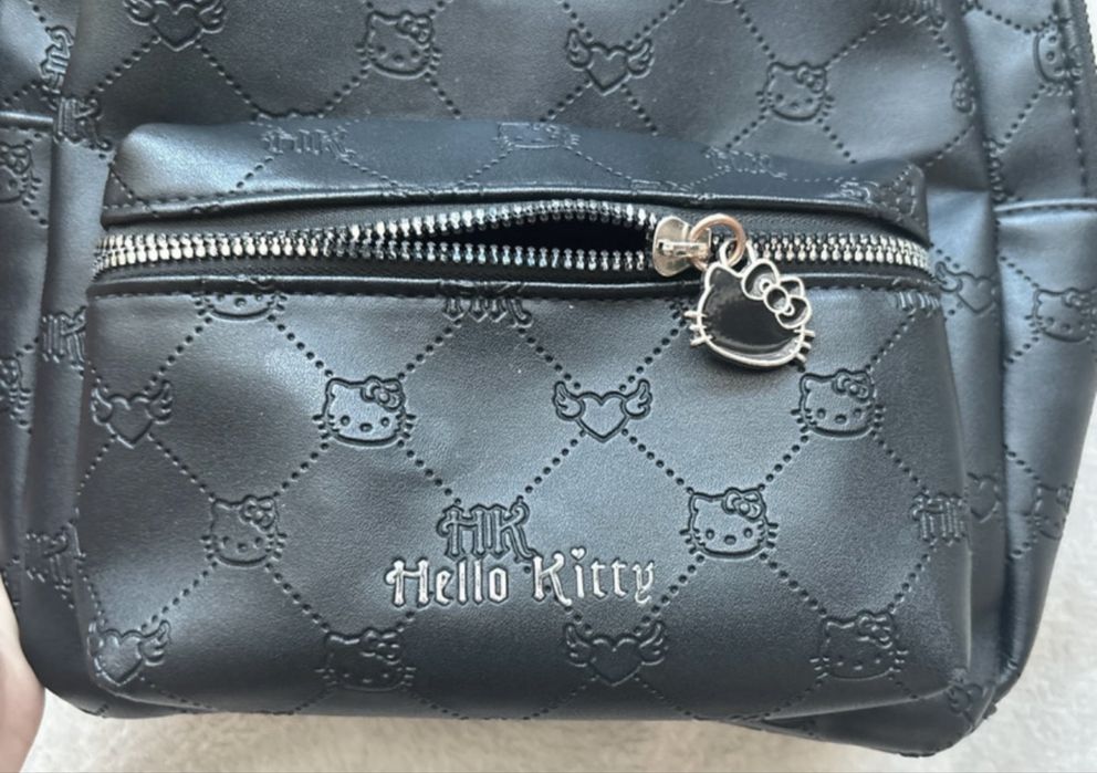 Czarny plecak Hello Kitty