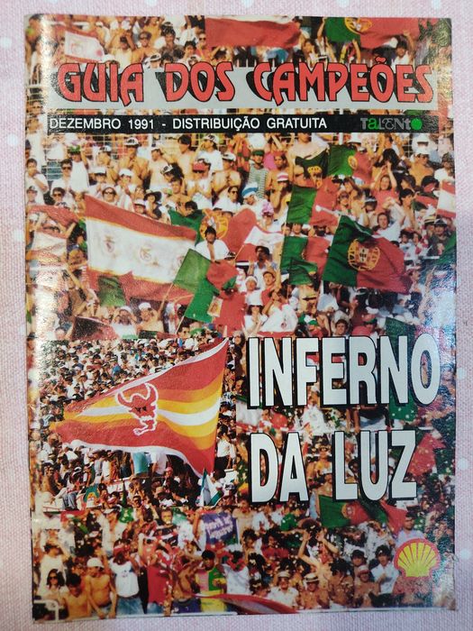 Guia dos campeões Benfica dezembro 1991