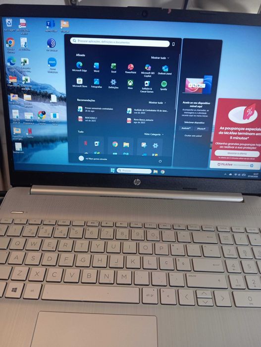 Computador HP modelo 15s-fq2015np