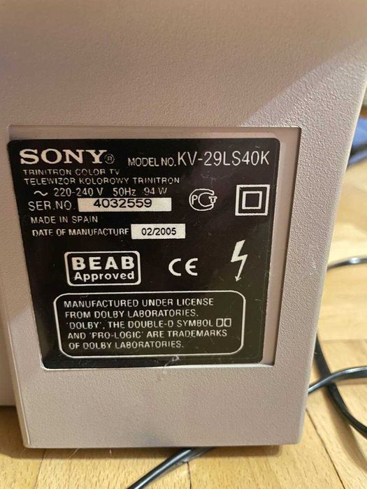 Телевізор sony kv-29ls40k