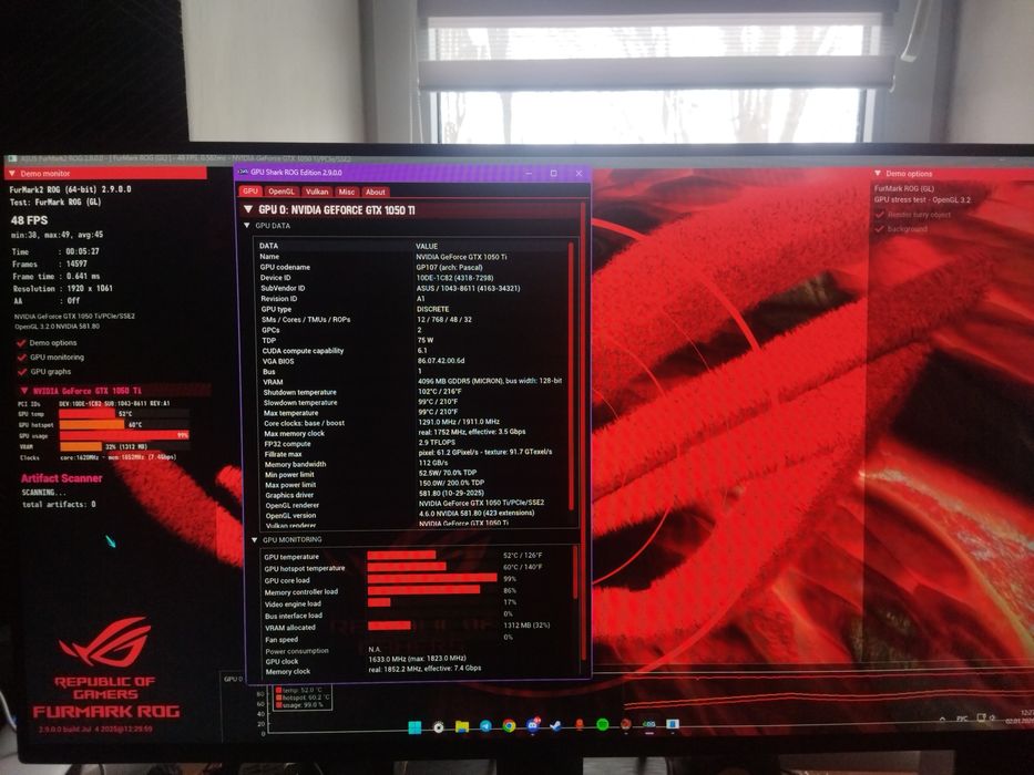 Asus Rog Strix 1050ti