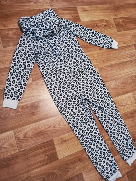 Тепла флісова піжама кігурумі на дівчинку зріст 152 158