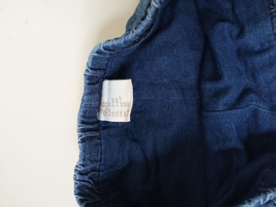 Spodnie niemowlęce h&m 68