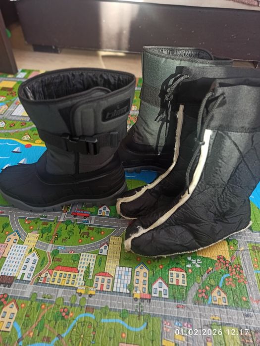 Сапоги мужские теплые