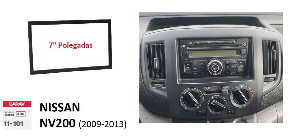 (NOVO) Rádio 2DIN • Nissan NV200 • e-NV200 • NV250 • Android [4+64GB]