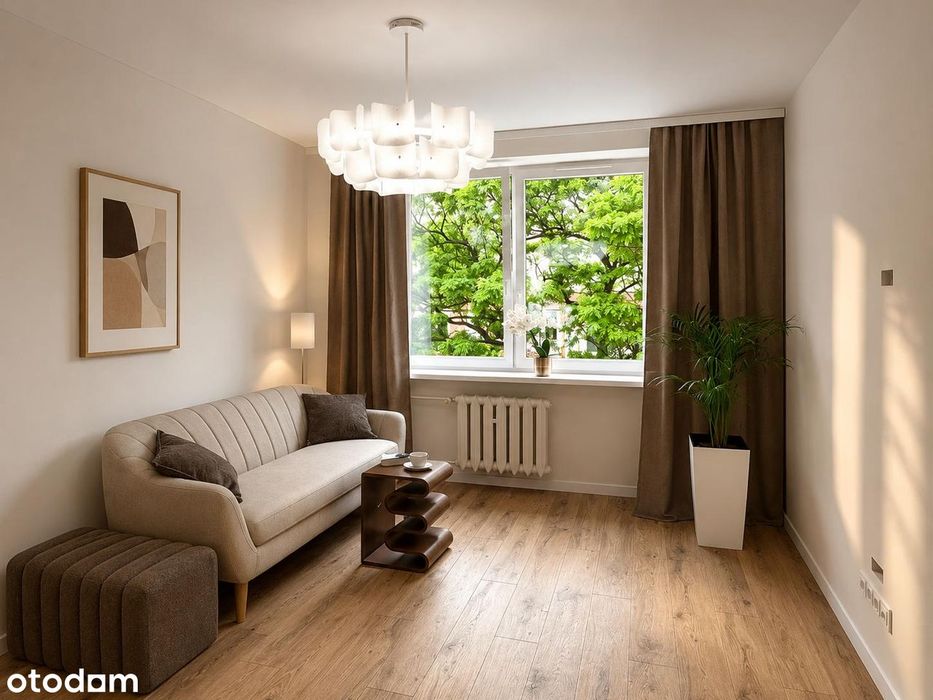 Centrum, 1 piętro , 3 pokoje ,balkon, parking, nowe okna, po remoncie – pohled 2