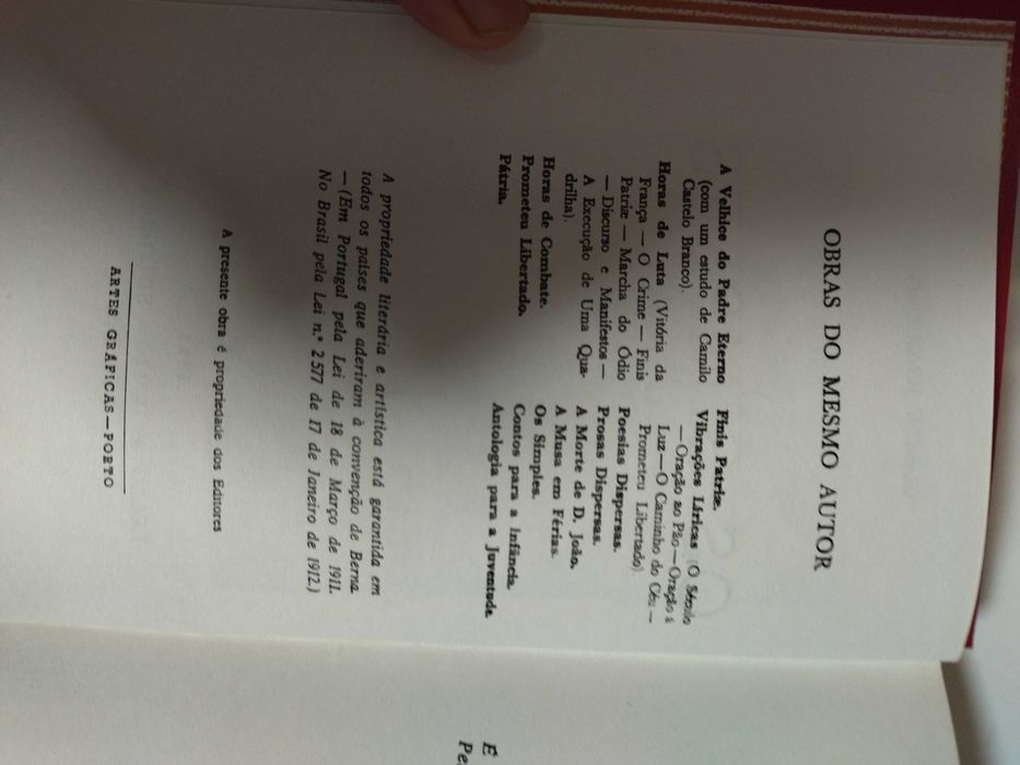 GUERRA JUNQUEIRO | Coleção Poesia e Prosa LELLO & IRMÃO [13 Livros)