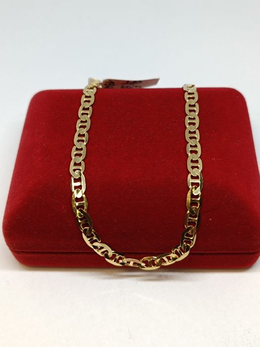 Złota bransoletka splot Gucci złoto 585 długość 20cm