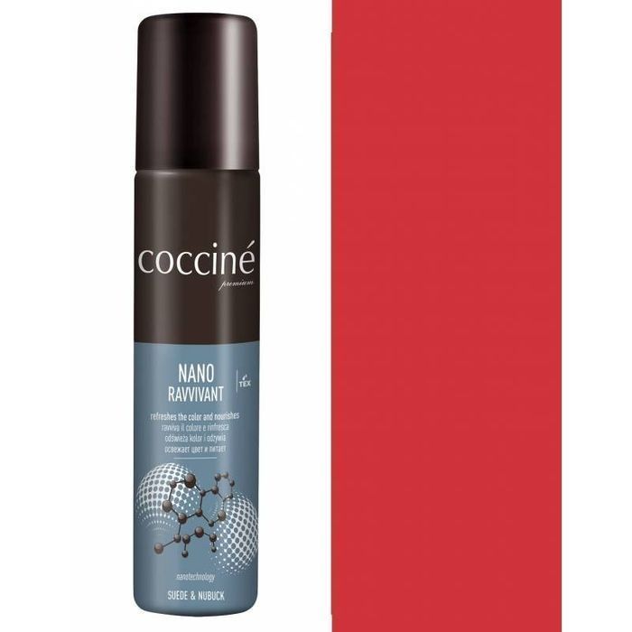 Renowator do zamszu i nubuku Nano Ravvivant Coccine czerwony 26 75 ml