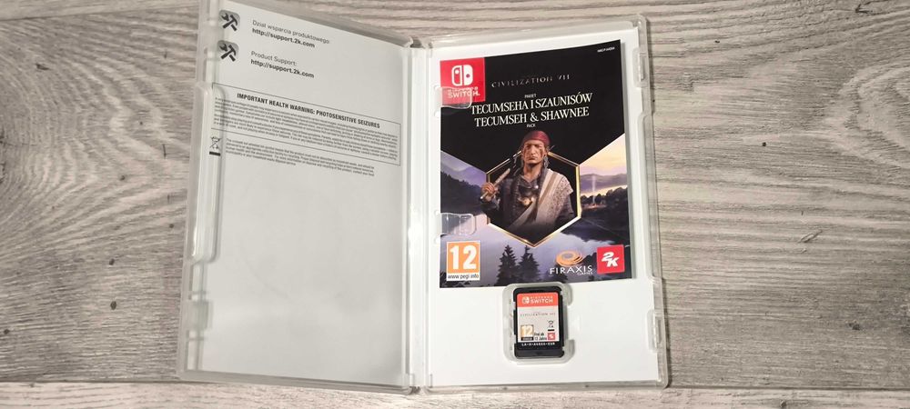 Nintendo Switch Civilization VII pudełkowa kartridż