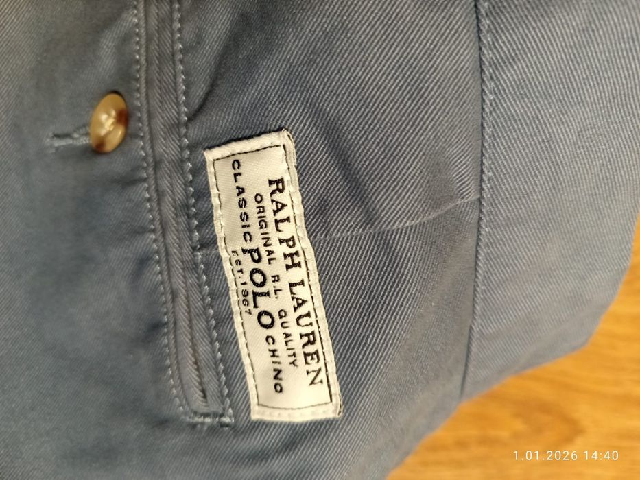 Polo Ralph Lauren nowe oryginalne slim zimowe spodnie męskie