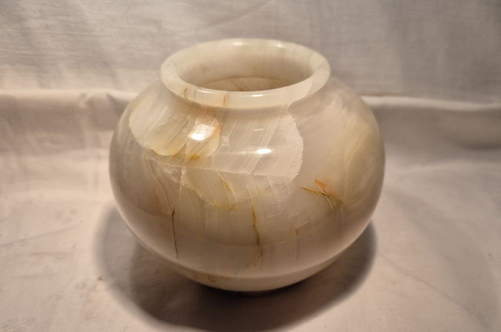 Piękny unikalny wazon waza onyks  - zabytek