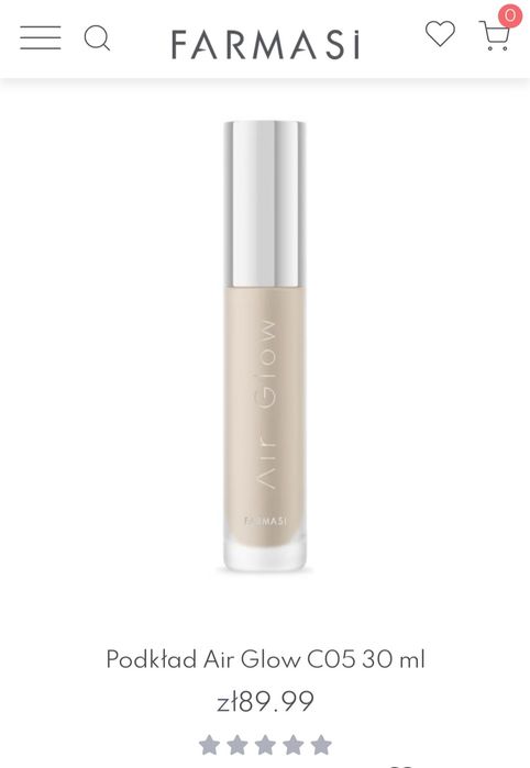 Podkład Air Glow Farmasi