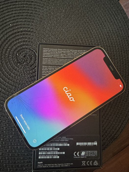Iphone 12 pro 128GB zloty