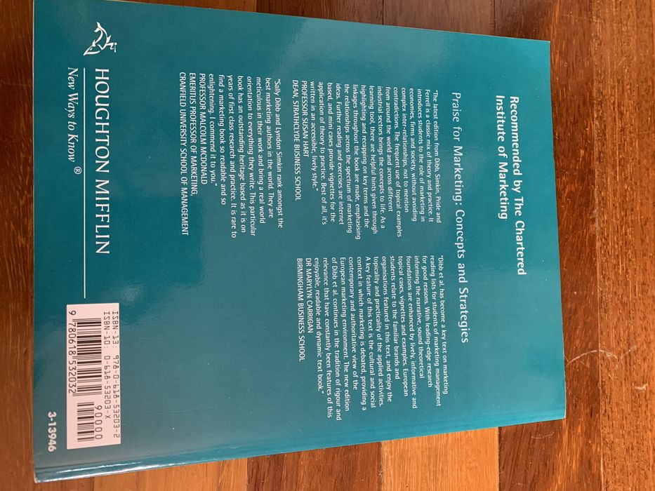 Marketing concepts and strategies