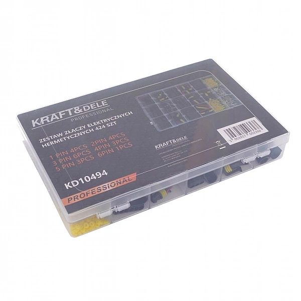 Złącza, Załączki Kostka Wtyk Hermetyczne 1-6 Pin #