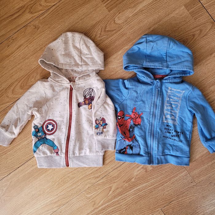 Пакет худі Marvel / Лот кофт на блискавці для хлопчика 9-12 міс (80 см) Primark